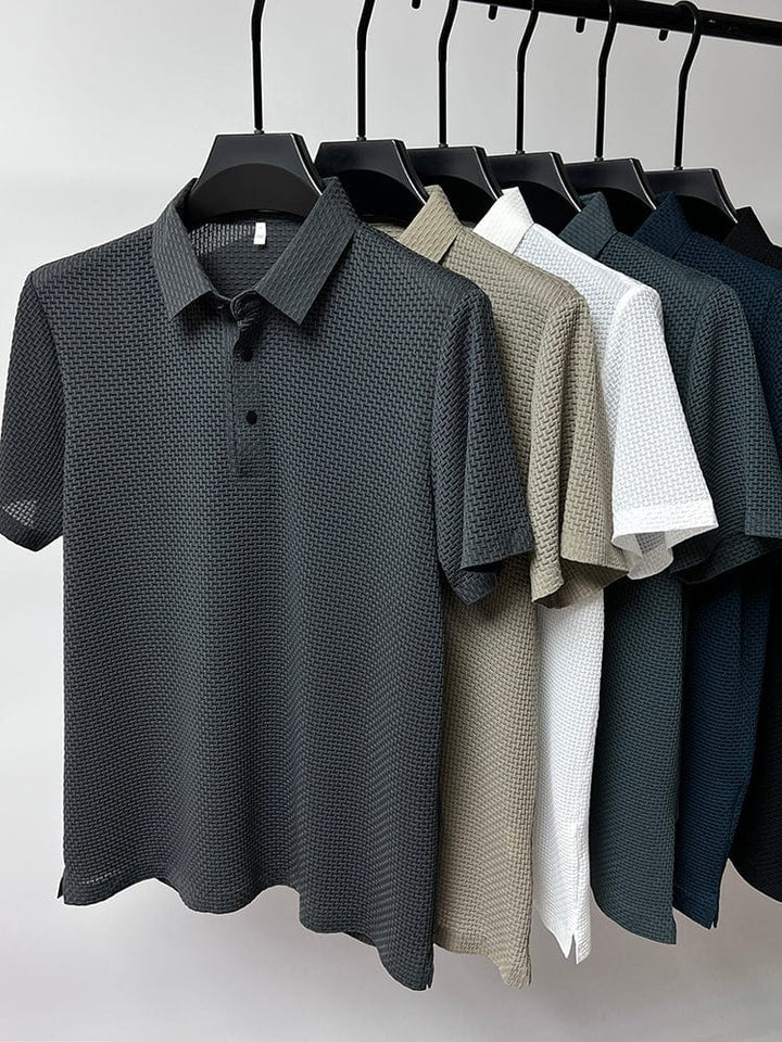 Daniel Polo Shirt | Zomers ademend polo shirt voor heren van mesh