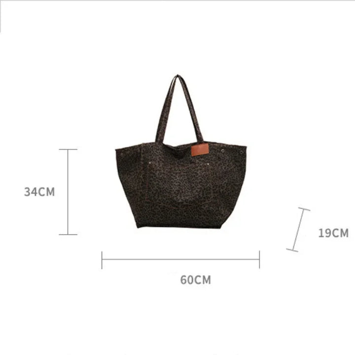 Sophie - Grote Shopper met Luipaard Design