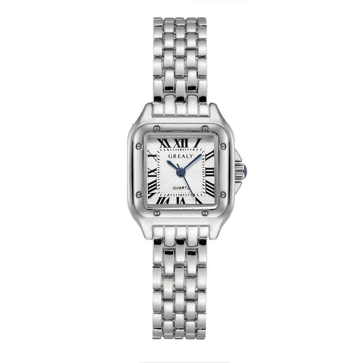 Luxe Merk Horloges Mode Romeinse Diamond-Set Waterdichte Vrouwen Horloge Business Rvs Geen Verkleuring Goud Band Gift Klok